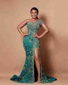Mermaid Gown with Intorica George